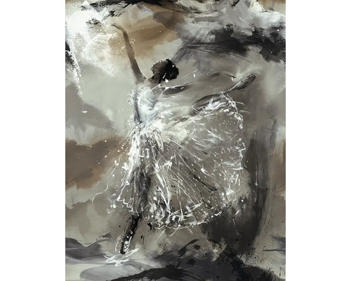 MARBURG Fotobehang 35097 City Romance abstract bruin 270x212 cm Schilderij van een ballerina in beweging.