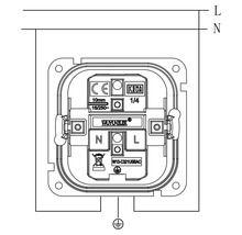 QLINK Inbouw wandcontactdoos 2V RA zwart met USB A/C