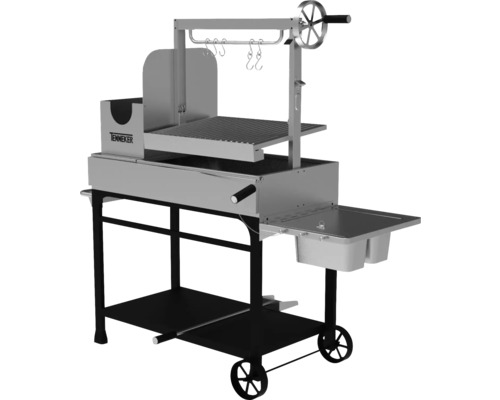 TENNEKER Reserve onderdeel Roosterhouder met ketting tbv bbq Aurora (HB 12000853) Tenneker houtskoolgrill met grillrooster, warmhoudrek, opbergruimte, houders en wielen