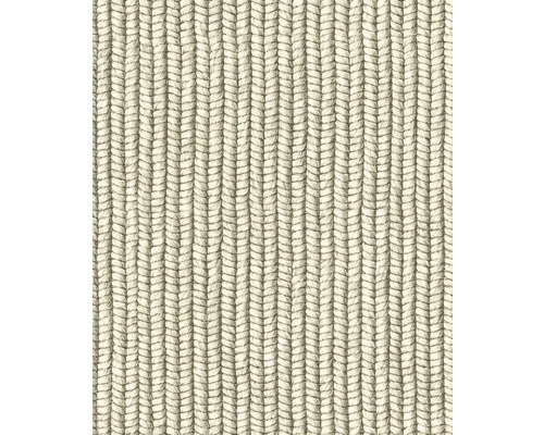 MARBURG Vliesbehang 45748 Struktura textieloptiek beige Detailopname van een tapijt met gevlochten textuur