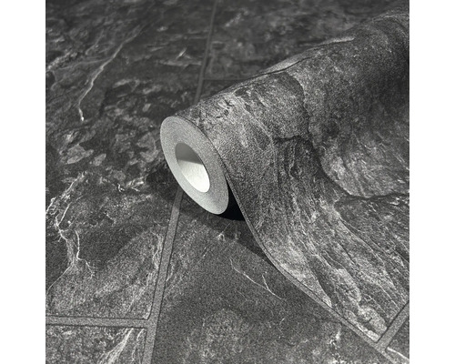 Behangrol met steenmotief