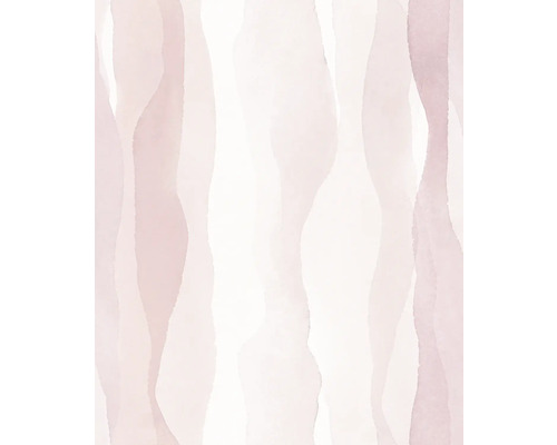 MARBURG Vliesbehang 81633 Leyla abstract lichtroze Abstracte achtergrond met golvende vormen