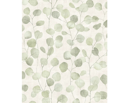 MARBURG Vliesbehang 81642 Leyla bloemen groen Behang met eucalyptusbladeren