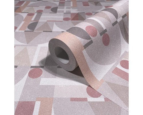 Behangrol met geometrisch patroon