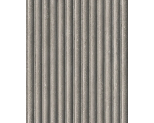 MARBURG Vliesbehang 81695 Leyla strepen grijs Decoratieve tegel met ribbelstructuur