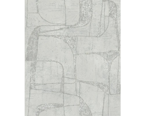 MARBURG Vliesbehang 82452 Leyla abstract grijs Behang met abstract patroon