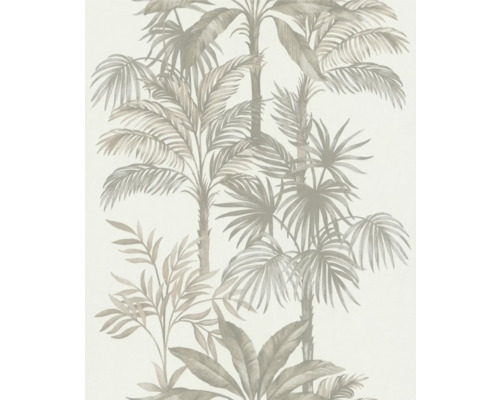 MARBURG Vliesbehang 82454 Leyla bloemen beige Behang met palmmotief