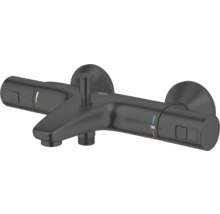 Zwarte Grohe opbouwthermostaat voor de douche