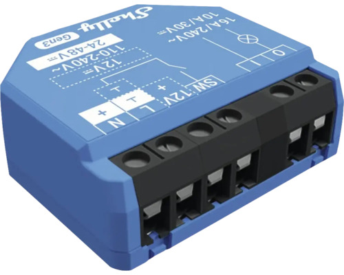 Shelly Gen3 relais voor domotica