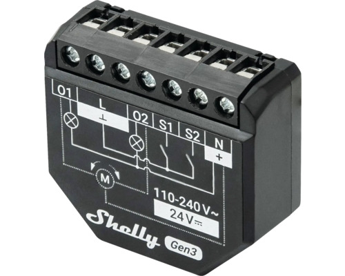 Shelly Gen3 lichtregelaar met schroefklemmen