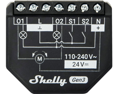 Shelly Gen3 schakelschema