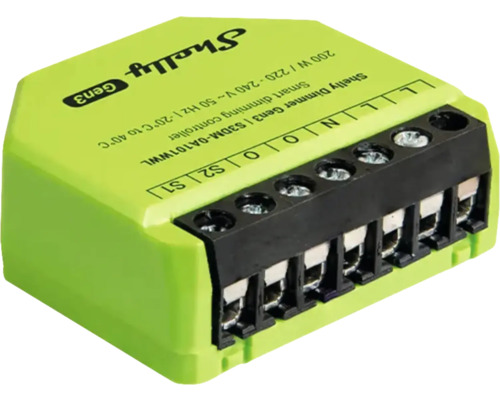 Shelly Dimmer Gen3 voor slim dimmen