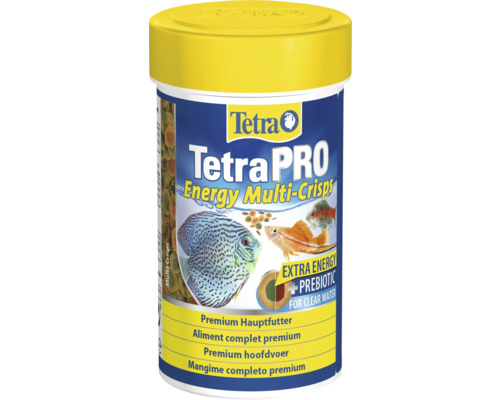 TETRA Pro Energy Multi Visvoer crisps 100 ml Tetra PRO Energy Multi-Crisps visvoer in een pot