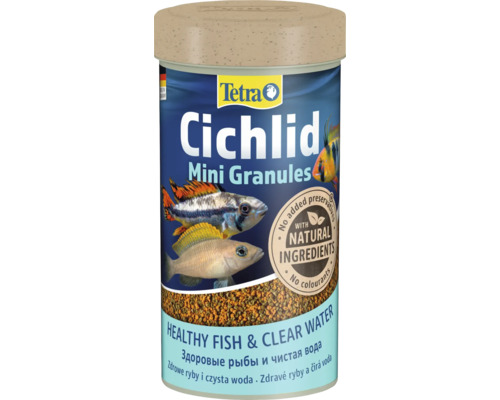 TETRA Cichlide Mini Visvoer granulaat 250 ml Tetra Cichlid Mini Granules visvoer blik