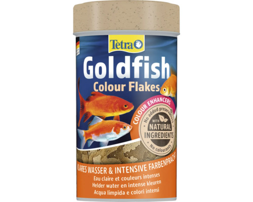 TETRA Goldfish Colour Visvoer vlokken 100 ml Tetra Goldfish Colour Flakes in een verpakking, visvoer voor kleurverbetering