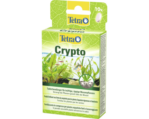 Tetra Crypto mesttabletten voor waterplanten, verpakking met tien stuks