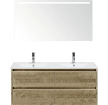 Badkamermeubelset met wastafelonderkast, wastafel en spiegel