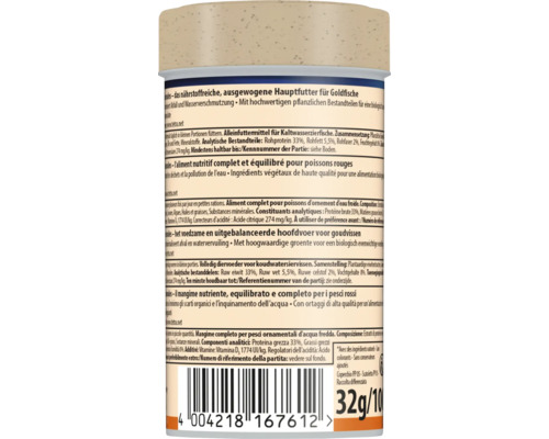 Tetra Goldvisvoer, 32 gram, volledig diervoeder voor goudvissen