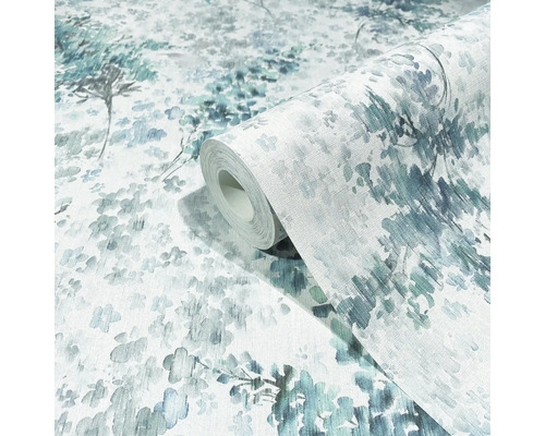 Rol behang met bloemmotief