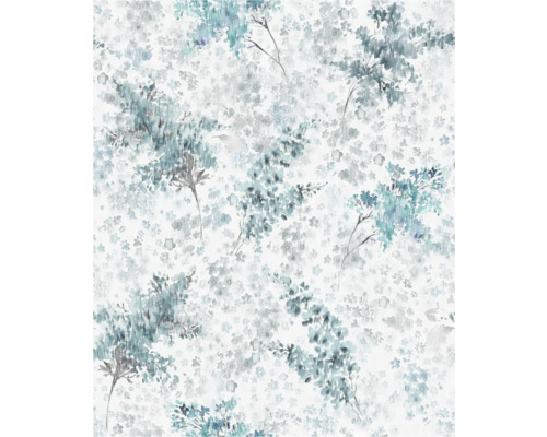 MARBURG Vliesbehang 47451 Flora bloemen blauw Behang met bloemmotief en boomdesign