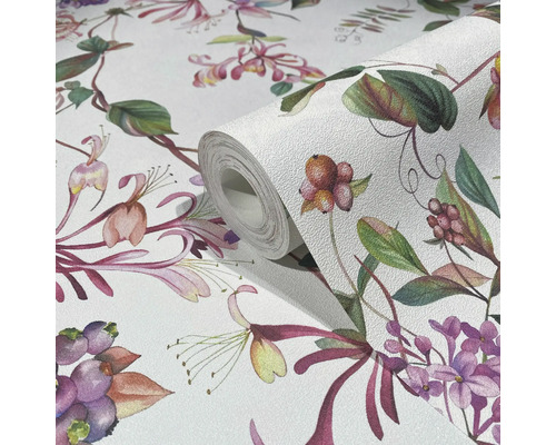 Behangrol met bloemmotief