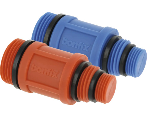 BONFIX Plugstoppen/bouwstop rood/blauw