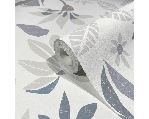 Rol behang met bloemmotief