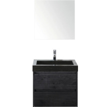 Wastafelmeubel met spiegel en onderkast