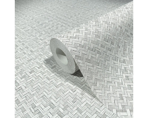 Rol behang met vlechtpatroon