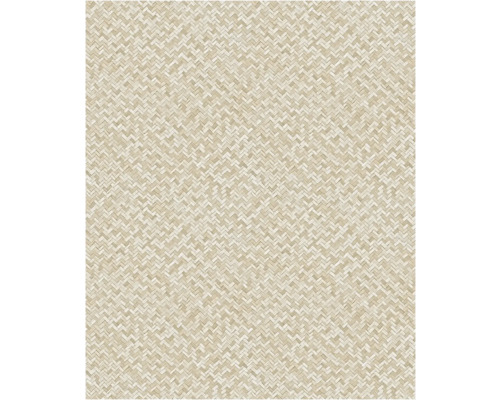 MARBURG Vliesbehang 47481 Flora houtoptiek beige Behang met visgraatmotief