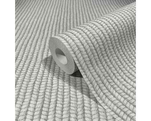 Behangrol met gebreid patroon