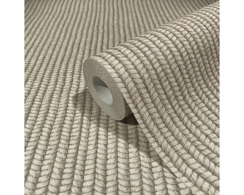 Behangrol met touwpatroon