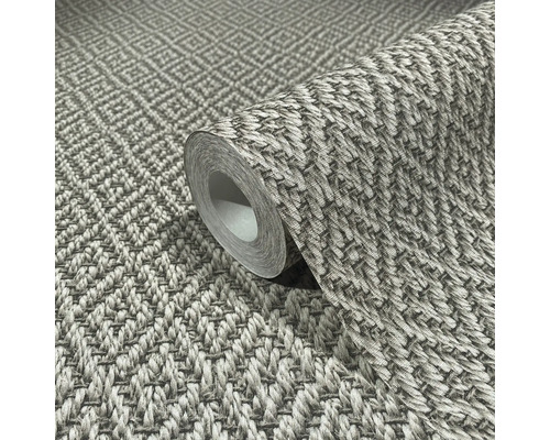 Rol behang met geweven motief