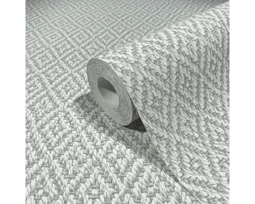 Rol textielbehang met weefpatroon