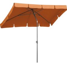 Rechthoekige parasol voor de tuin