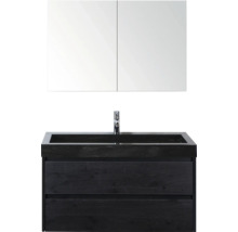 Wastafelcombinatie met spiegelkast voor badkamer