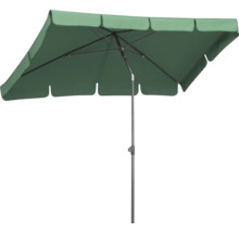 Rechthoekige parasol met slinger mechanisme