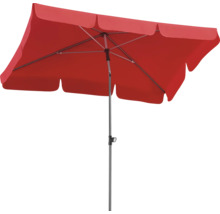 Rechthoekige parasol met middenstok