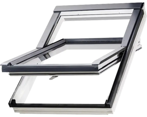 FAKRO GREENVIEW Dakraam kunststof met houten kern FTU-V6 U30 AUMX 5 (bxh) 78x98 cm RAL 7016 FAKRO GREENVIEW Dakraam kunststof met houten kern FTU-V6 U30 AUMX 5 (bxh) 78x98 cm RAL 7016