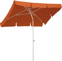Vierkante parasol met wit frame