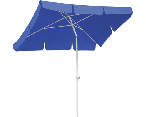 Vierkante parasol met wit frame voor buiten.
