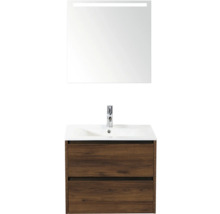 Wastafelcombinatie met spiegel en onderkast