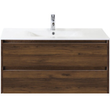 Wastafelonderkast met wastafel en kraan