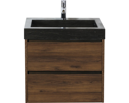 Wastafelonderkast met twee laden en wastafel