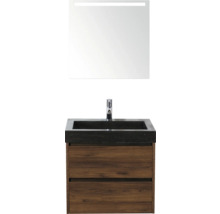 Wastafelcombinatie met spiegel en onderkast