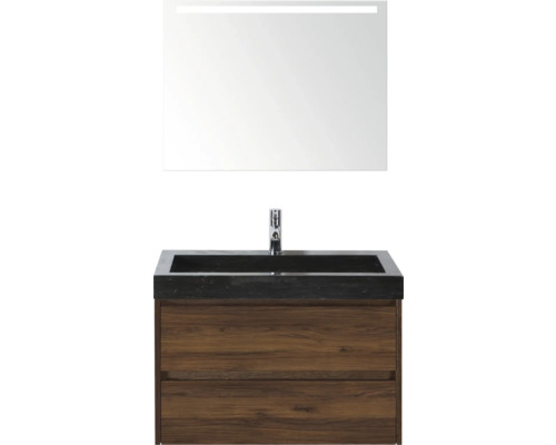 Wastafelcombinatie met spiegel en onderkast