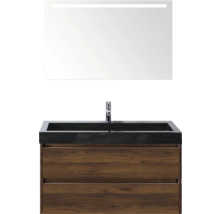 Wastafelcombinatie met spiegel en onderkast