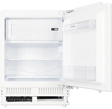 Geopende Amica koelkast met vriesvak