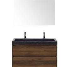 Wastafelcombinatie met spiegel, wastafel en onderkast