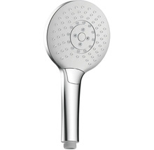 Handdouche van metaal met meerdere straalsoorten